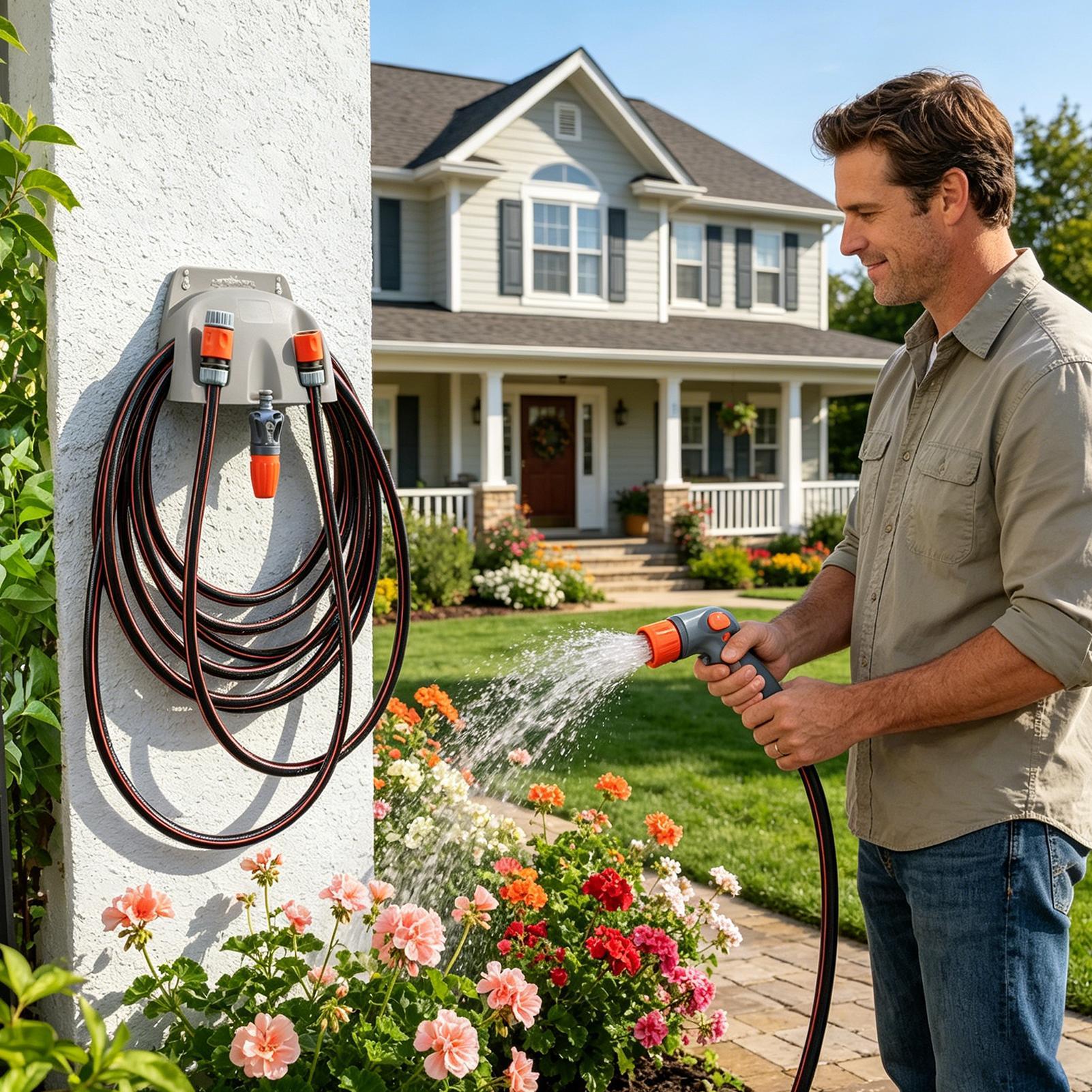 Hose Hanger Wall Mount Heavy D - Home Improvement House 评论和价格