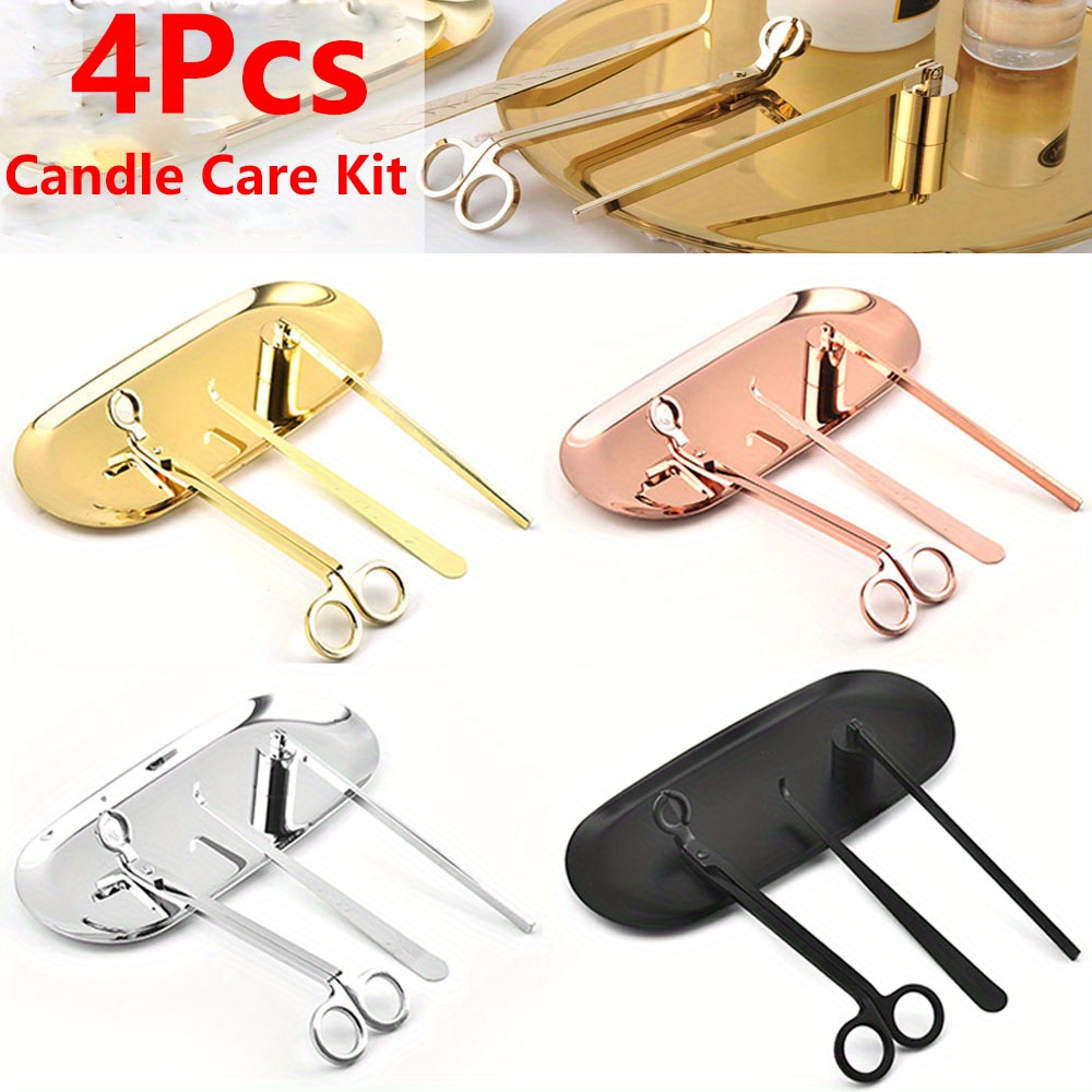 4pcs/set Luxury Candle Care Ki - Home Improvement House 评论和价格