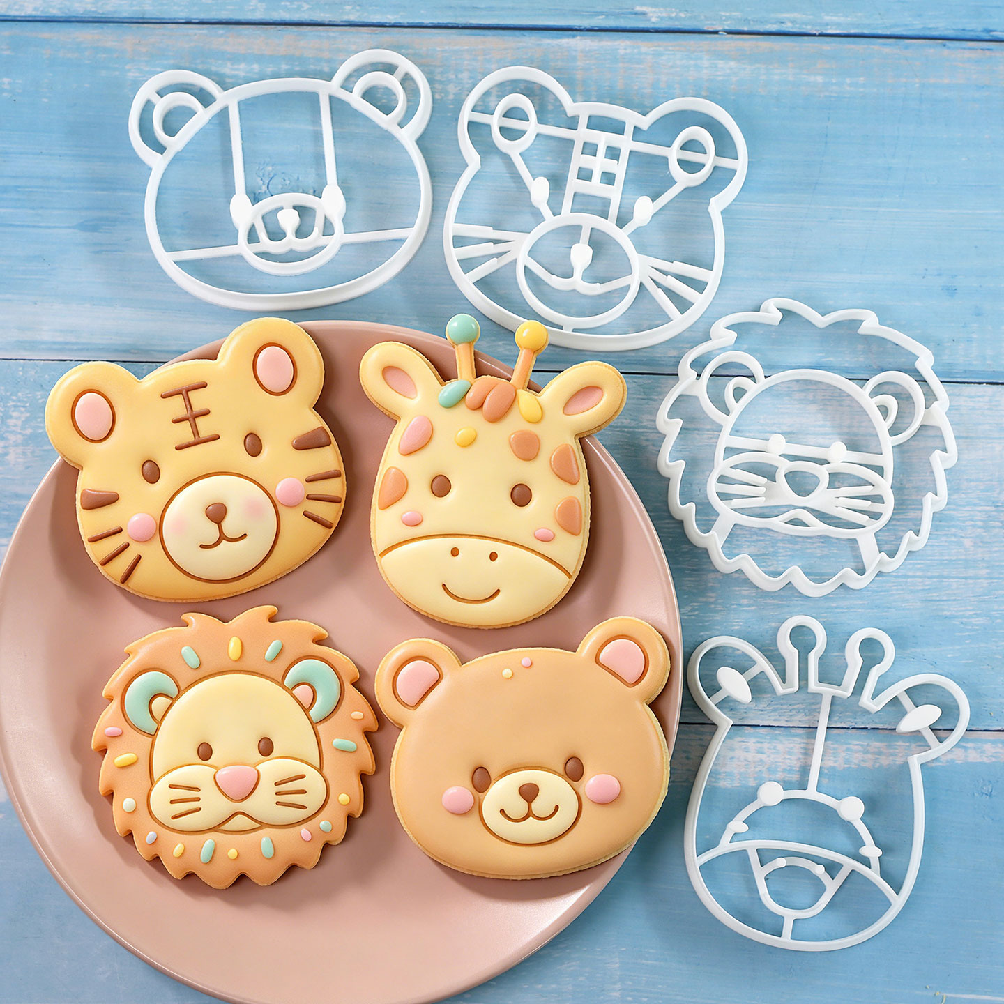 4 Pcs Animal Cookie Cutters Se - Home Improvement House 评论和价格