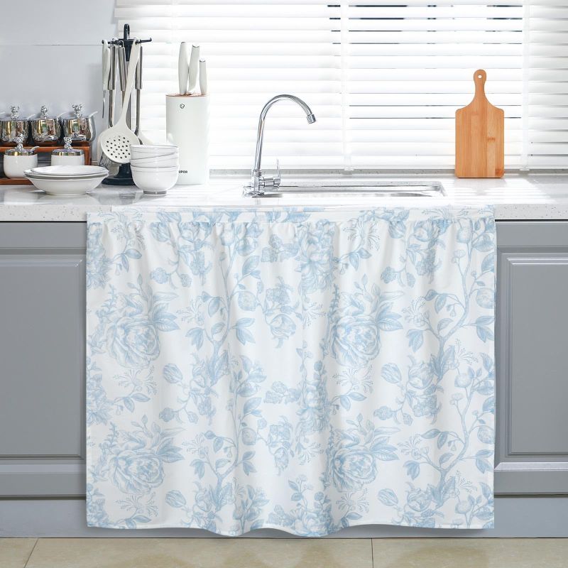 VIKAMA Blue Floral Rose Rod Po - Home Improvement K&B Construction 评论和价格