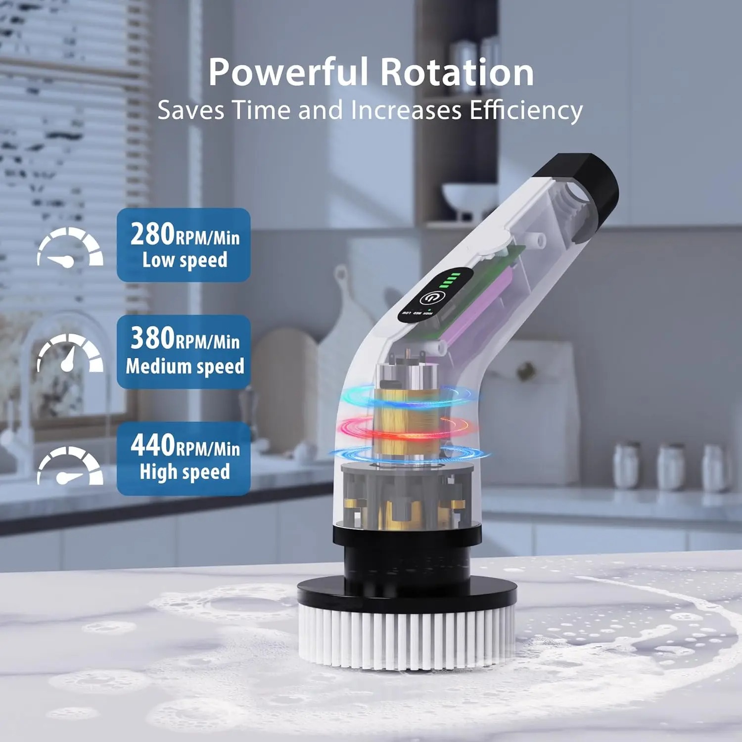 Powerful Cordless Electric Spi - Home Improvement K&B Construction 评论和价格