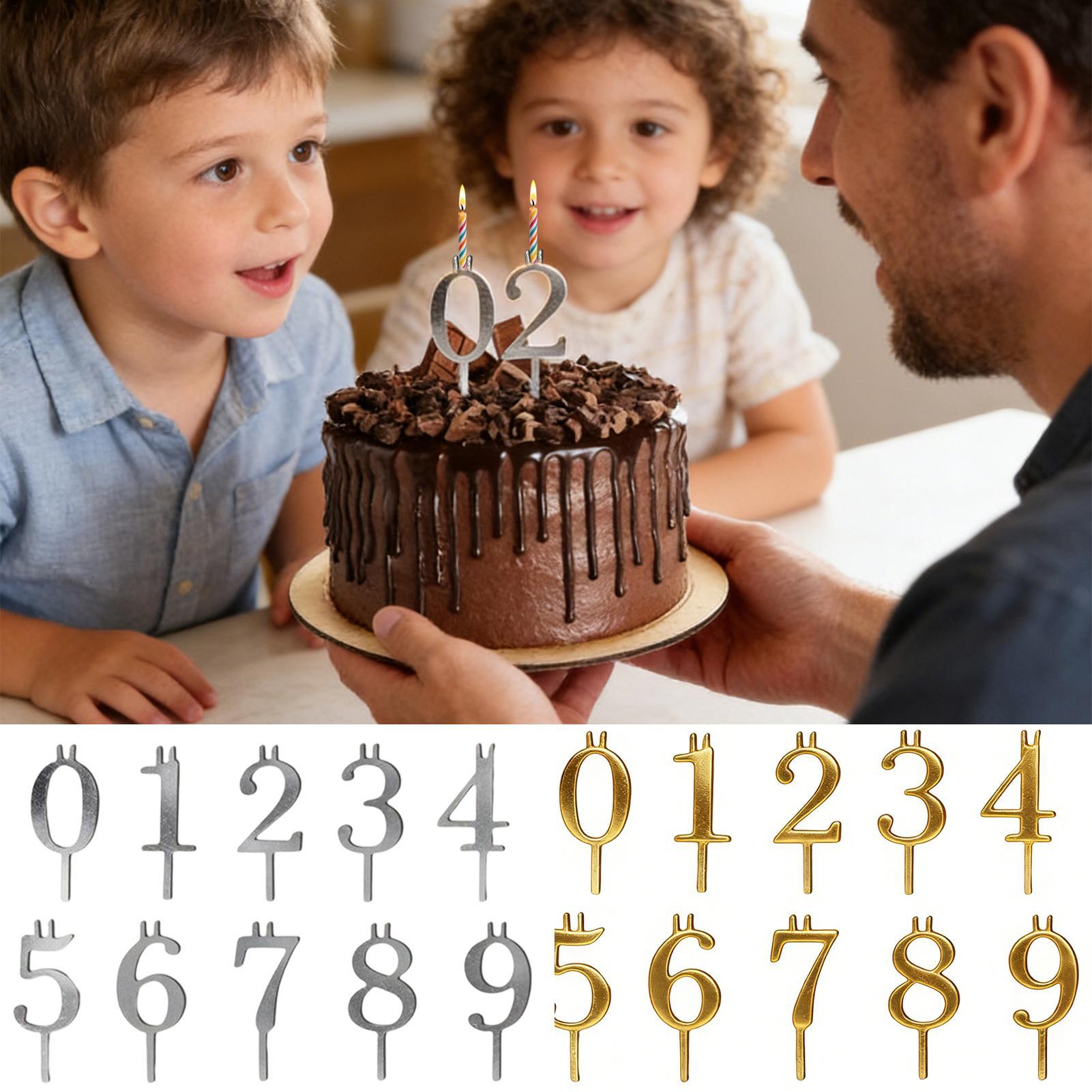 10pcs 0-9 Number Cake Toppers  - Home Improvement House 评论和价格